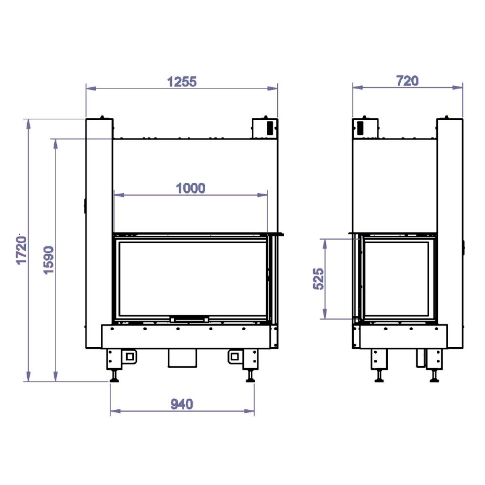 Каминная топка STAV CFR 1000